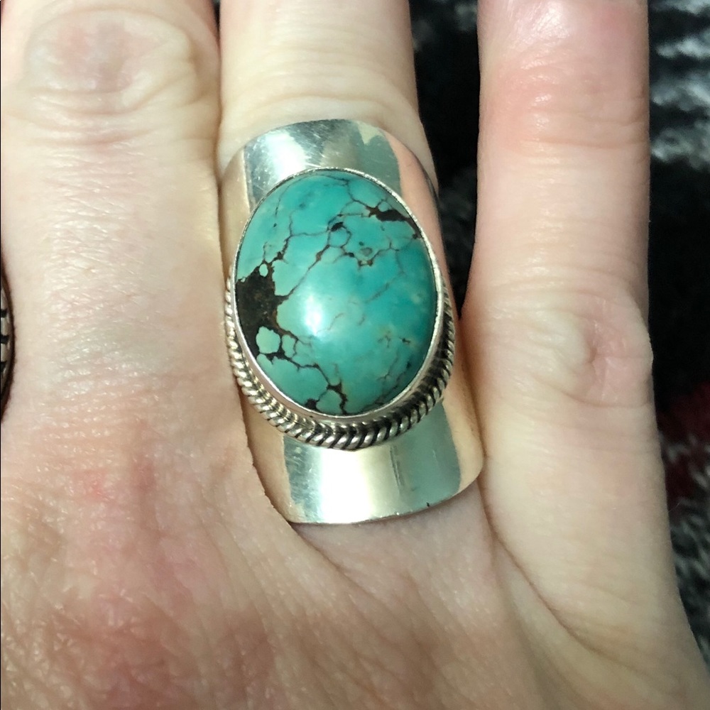 Turquoise saddle ring - Picture 2 of 3